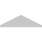 Ekena Millwork Peaked Cap Smooth Architectural Grade PVC Pediment, 24"W x 7"H x 2"P (Pitch 6/12) PEDPS024X070PKC00 - alternate 2